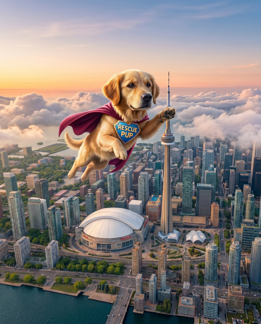 Rescue Pup - Canvas